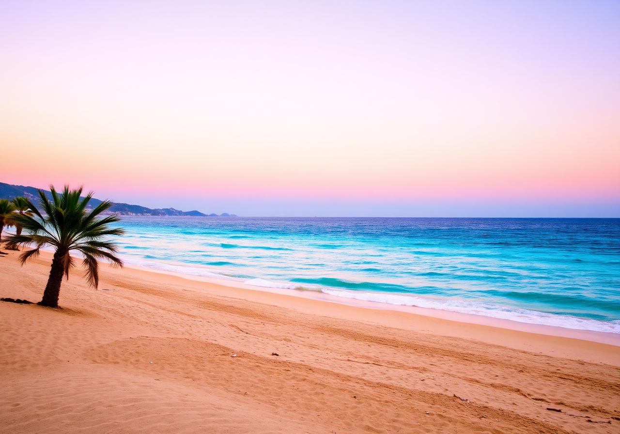 Tsilivi beach at sunset, Zakynthos